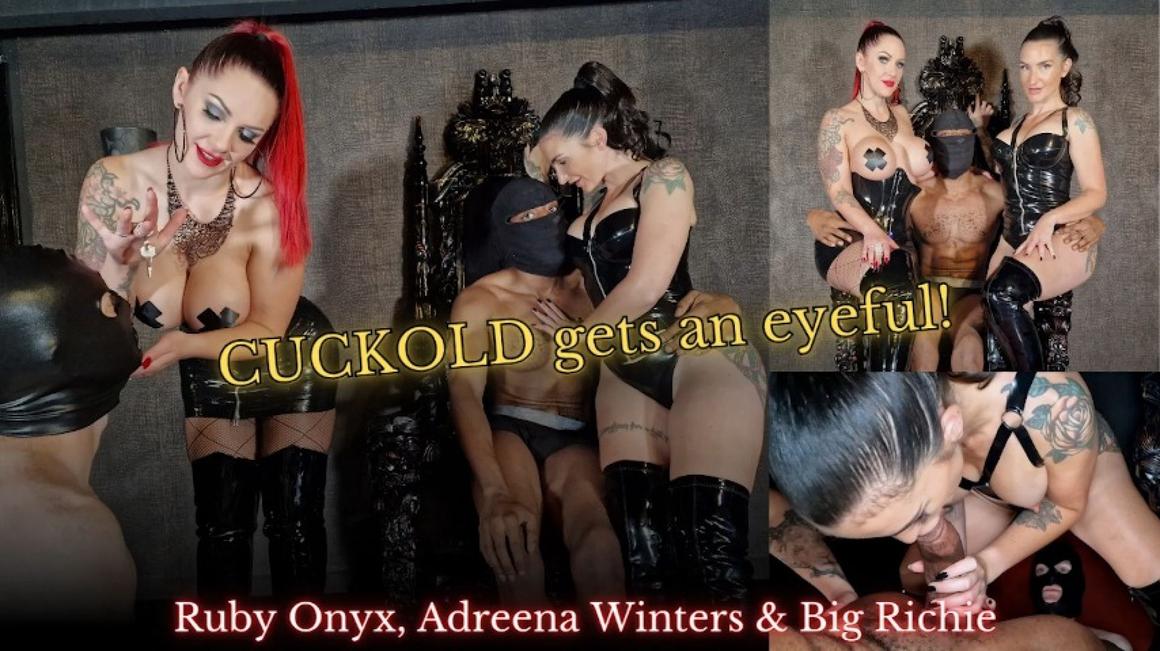 Poster for Cuckold Gets An Eyeful - Ruby_Onyx - Manyvids Model - Bbc, Cuckolding (Рогоносец)