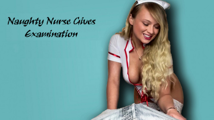 Poster for Manyvids Girl - Peachyskye - Naughty Nurse Gives Exam - Role Play, Med Exam (Медицинский Осмотр)