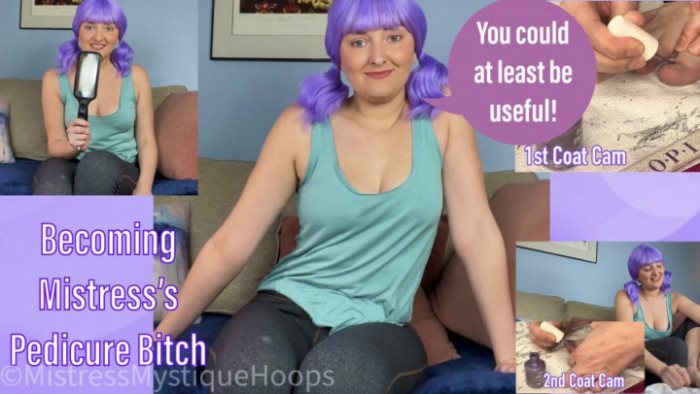 Poster for Becoming Mistress'S Pedicure Bitch - Clips4Sale Creator - Mistressmystique - Sfw, Femdom (Фемдом)