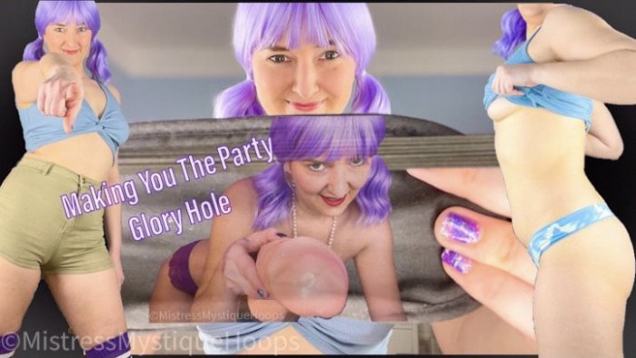 Poster for Mistressmystique - Making You The Party Glory Hole - Clips4Sale Shop - Bratgirls, Humiliation