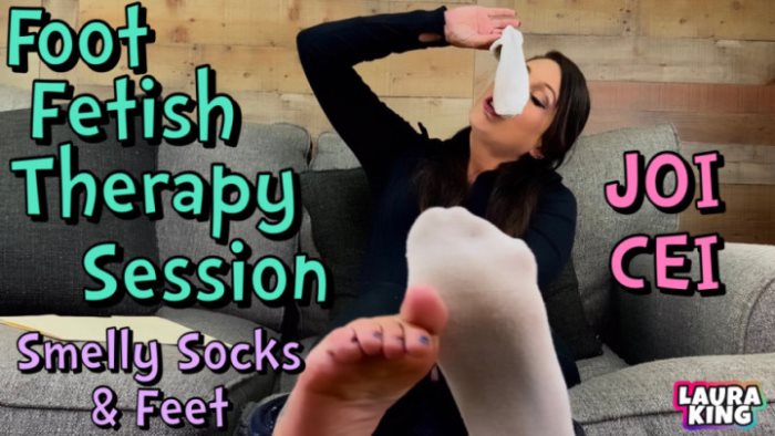 Poster for Foot Fetish Therapy Smelly Socks Joi Cei - Clips4Sale Production - Lauraking - Socks, Footsmelling, Joi (Пахнущие Ноги)