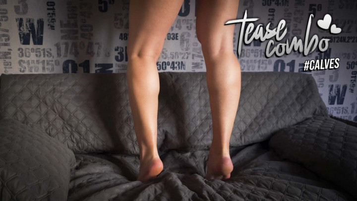 Poster for Teasecombo - Teen Amateur Flexing Calf Muscles Close Up - Manyvids Star - Sfw, Muscle Worship, Legs
