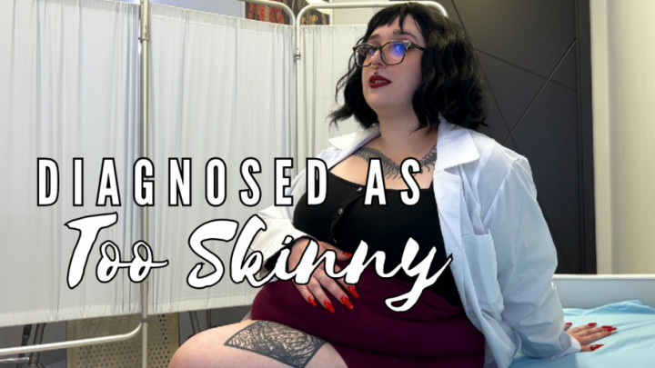 Poster for Goddessglutton - Manyvids Model - Diagnosed As Too Skinny - Bbw Dr Medical Rp - Bbw, Medical Fetish, Fat (Медицинский Фетиш)