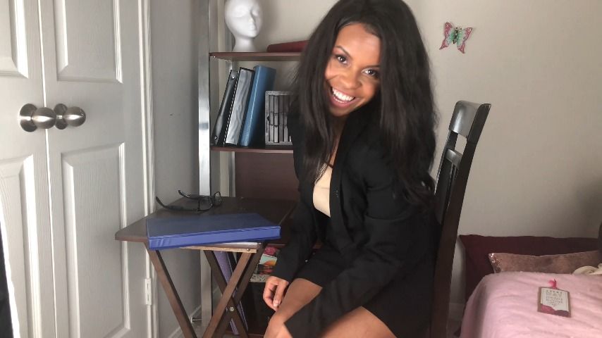 Poster for Manyvids Model - Sweetbabyvixxi - Business Or Pleasure Pussy Part 1 - Striptease, Ebony (Стриптиз)