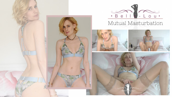 Poster for Manyvids Star - Mutual Masturbation - October 31, 2020 - Bellelou - Lace/Lingerie, British, Squirt (Британия)