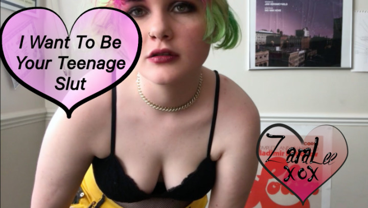 Poster for I Want To Be Your Teenage Slut - Aug 2, 2020 - Manyvids Girl - Zara Lee Xox - Role Play, Older Man / Younger Women, Dirty Talking (Зара Ли Xox Пожилой Мужчина / Молодые Женщины)