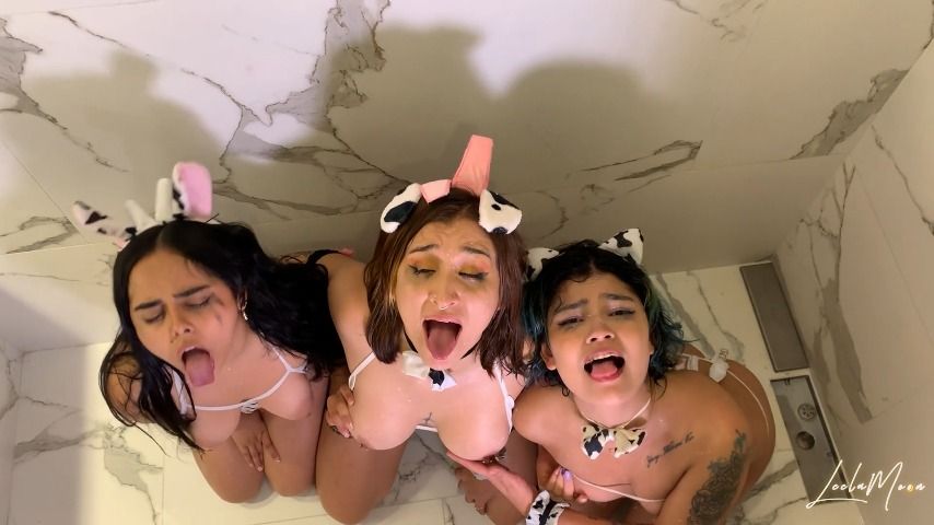 Poster for Manyvids Model - Milky Shower - Leelamoon - Girl Girl Girl, Lesbians, Shower (Лиламун Девочка Девочка Девочка)