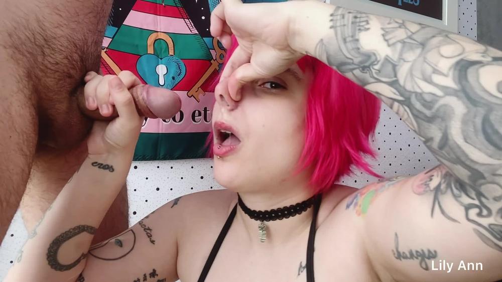 Poster for Lily Ann X - Eating My Own Snot And Cum On My Nose - Manyvids Model - Nose Pinching, Nose Blowing (Лили Энн Икс Сморкание)