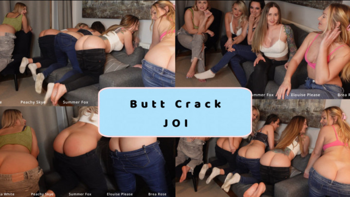 Poster for Buttcrack Joi From 5 Girls - Peachyskye - Manyvids Girl - Girl Girl, Butts (Окурки)