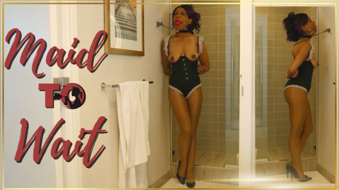 Poster for Maid To Wait - Cupcake Sinclair - Clips4Sale Shop - Bondage, Maidfetish, Pantyhose (Кекс Синклер Колготки)