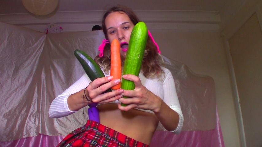 Poster for Veggie Dildos & Magic Wand - Manyvids Girl - Goddess Vanessa - Make Me Bi, Sissy Training, Sissy Sluts (Богиня Ванесса Развратные Шлюхи)