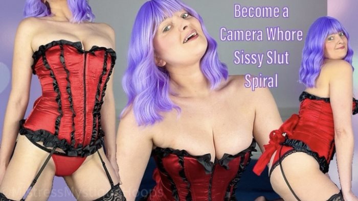 Poster for Become A Camera Whore Sissy Slut Spiral - Mistressmystique - Clips4Sale Creator - Sissysluts, Sissytraining, Femdom (Фемдом)