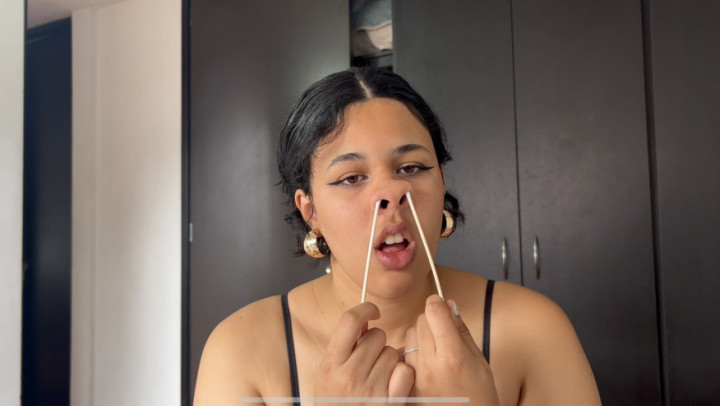 Poster for Standard V The Total Nose Worship The Movie Part 1 - July 14, 2023 - Manyvids Girl - Colombianbigass - Sneezing, Nose Blowing (Чихание)