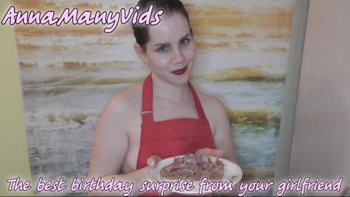 Poster for Annamanyvids - Manyvids Model - Annamanyvids Best Birthday Surprise From Your Girl - Creampie, Amateur, Blowjob (Любительский)
