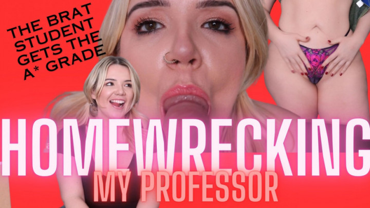 Poster for Manyvids Star - Annascotx - Homewrecking My Professor - Custom Name - Schoolgirl, Homewrecker, Povsex (Разрушитель Дома)