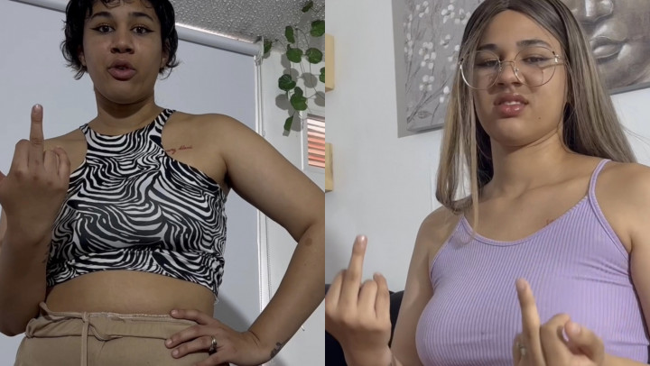 Poster for Manyvids Girl - Standard Ve 2 Stepdaughters Dominate You - April 01, 2023 - Colombianbigass - Old & Young, Joi, Verbal Hardcore Humiliation (Стар И Млад)
