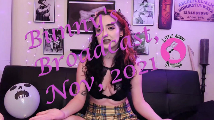 Poster for Manyvids Model - Littlebunnyb - Bunny'S Broadcast November - Nov 5, 2021 - Friends, Blogging, Vlog (Ведение Блога)