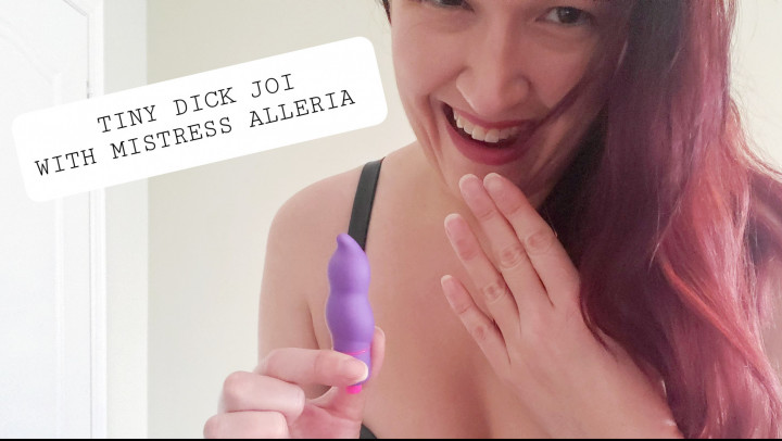 Poster for Manyvids Star - Alleriamystic - Tiny Dick Joi With Mistress Alleria Sph - January 18, 2021 - Sph, Sfw, Femdom Pov