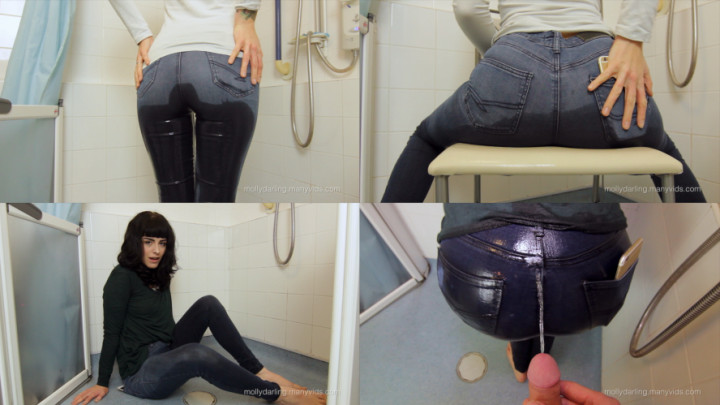 Poster for Ultimate Jeans Wetting/Rewetting/Pissing - Molly Darling - Manyvids Star - Jeans Fetish, Pee, Kink (Молли Дарлинг Перегиб)