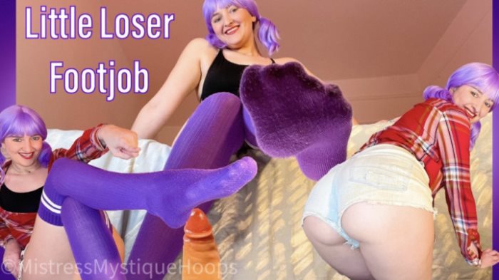 Poster for Clips4Sale Creator - Mistressmystique - Little Loser Footjob - Foothumiliation, Bratgirls, Feet (Ноги)