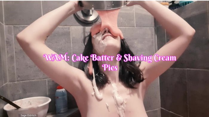 Poster for Sage Eldritch - Cake Batter And Pies To The Face - Clips4Sale Girl - Sploshing, Facefetish (Мудрец Элдрич Брызги)