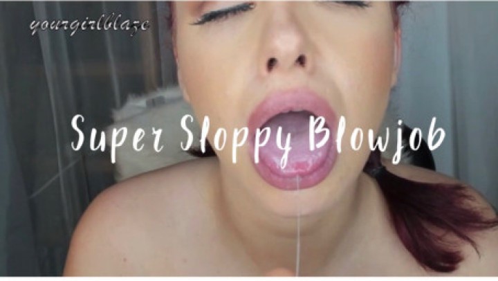 Poster for Yourgirlblaze Super Sloppy Blowjob - Yourgirlblaze - Manyvids Star - Blowjob, Pov, Deepthroat (Глубокая Глотка)