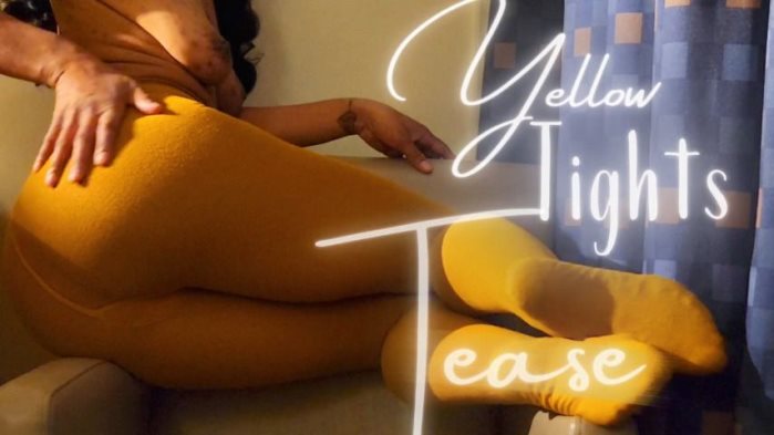 Poster for Yellow Tights Tease - Clips4Sale Girl - Cupcake Sinclair - Closeups, Tightsfetish, Silence (Кекс Синклер Молчание)