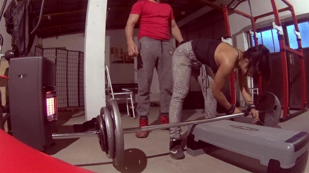 Poster for Manyvids Model - Gymbabe Custom Clip Deadlifts With 87Kg - Gymbabe - Gymbabe