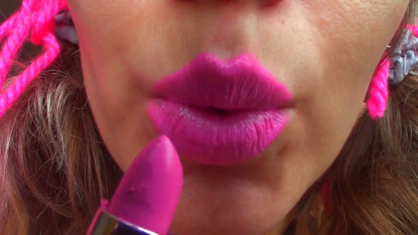 Poster for Mesmer Barbie Pink Lipstick Joe - Manyvids Model - Goddess Vanessa - Lip Fetish, Mesmerize (Богиня Ванесса Губной Фетиш)