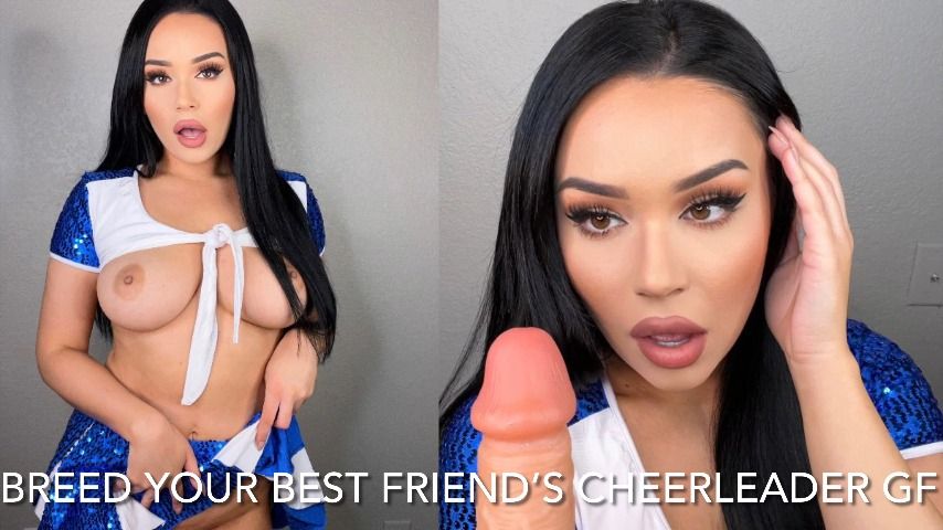 Poster for Breed Your Best Friend'S Cheerleader Gf - Manyvids Model - Mia Jocelyn - Taboo, Cheerleaders, Kink (Миа Джослин Перегиб)