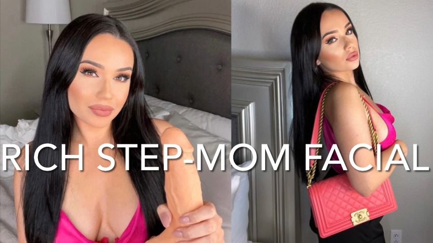 Poster for Mia Jocelyn - Manyvids Star - Rich Step-Mom Facial - Kink, Milf, Facials (Миа Джослин Милф)