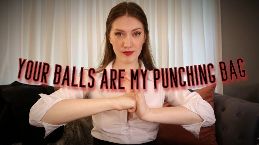 Poster for Scarlettbelle - Your Balls Are My Punching Bag - August 05, 2022 - Manyvids Girl - Corporal Punishment, Sfw, Ball Busting (Телесное Наказание)