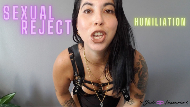 Poster for Manyvids Star - Sexual Reject Humiliation - Jadelussuria - Sexual Rejection, Femdom, Verbal Hardcore Humiliation (Словесное Хардкорное Унижение)