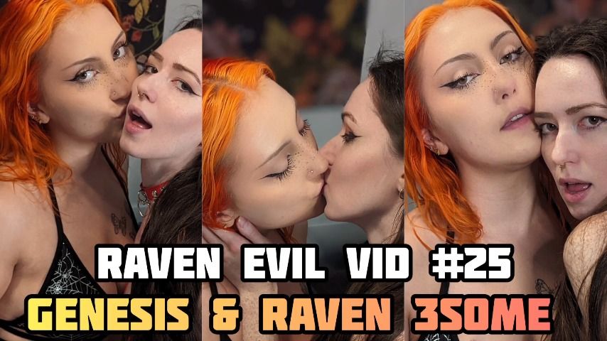 Poster for Manyvids Girl - Ravenndick - 25 Rough 3Some Fuck Ffm - Amateur Couple, Cum Play (Любительская Пара)