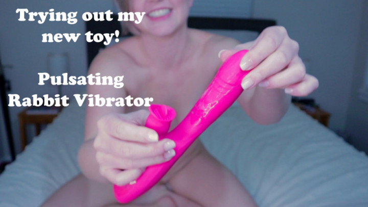 Poster for Try Out My New Toy! Pulsating Vibrator - Jan 16, 2023 - Manyvids Girl - Housewifeginger - Solo Masturbation, Reviews (Отзывы)