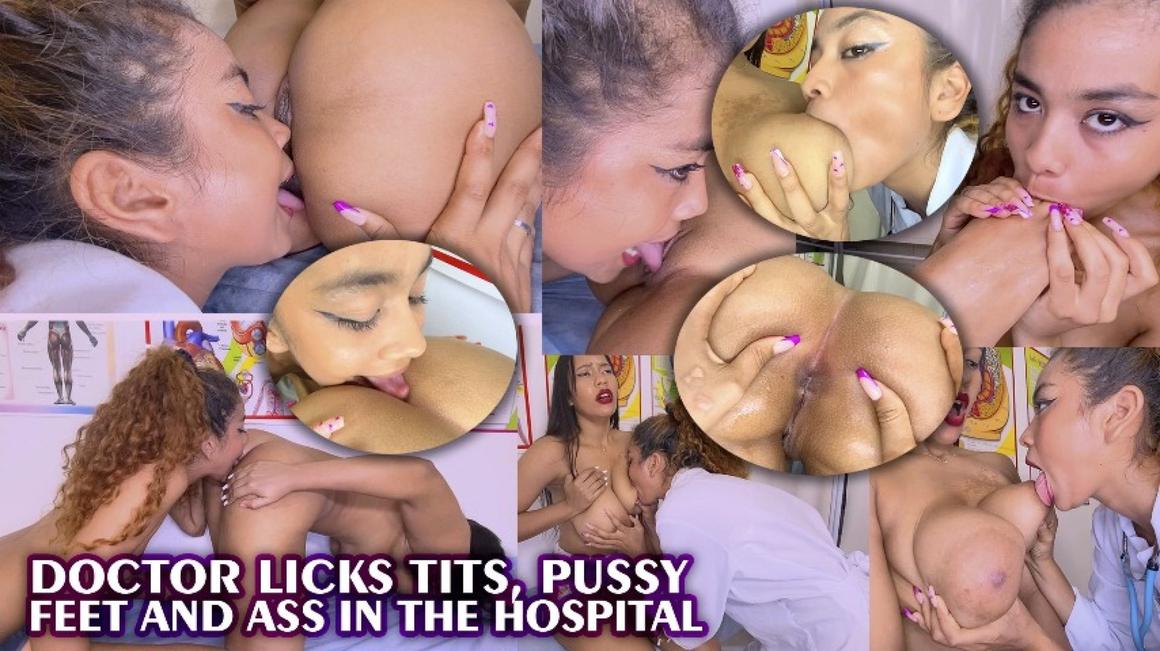 Poster for Manyvids Model - Kirabigboobs - Doctor Licks Tits, Pussy, Feet And Ass In The Hospital - Ass Licking, Foot Licking, Pussy Eating (Облизывание Ног)
