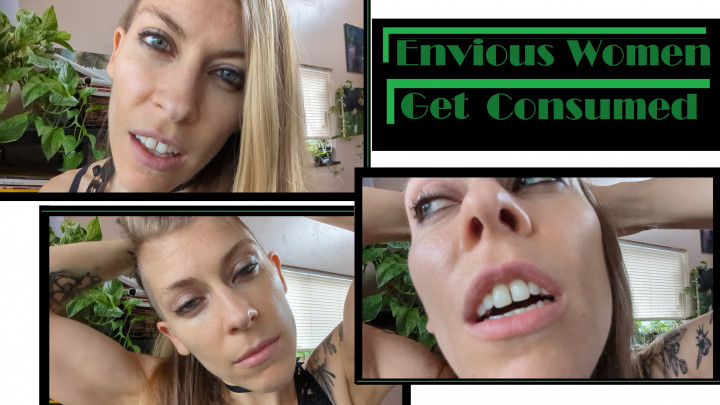 Poster for Manyvids Girl - Envious Women Get Consumed - May 8, 2022 - The3Kins - Vore, Muscle Worship, Mouth Fetish (Поклонение Мускулам)