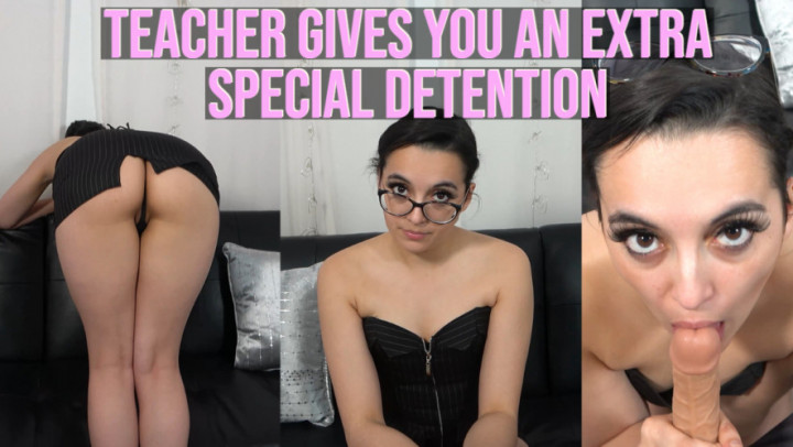 Poster for Teacher Gives You A Special Detention - Manyvids Star - Summer Fox - Teacher Fetish, Dildo Fucking (Летняя Лиса Учительский Фетиш)