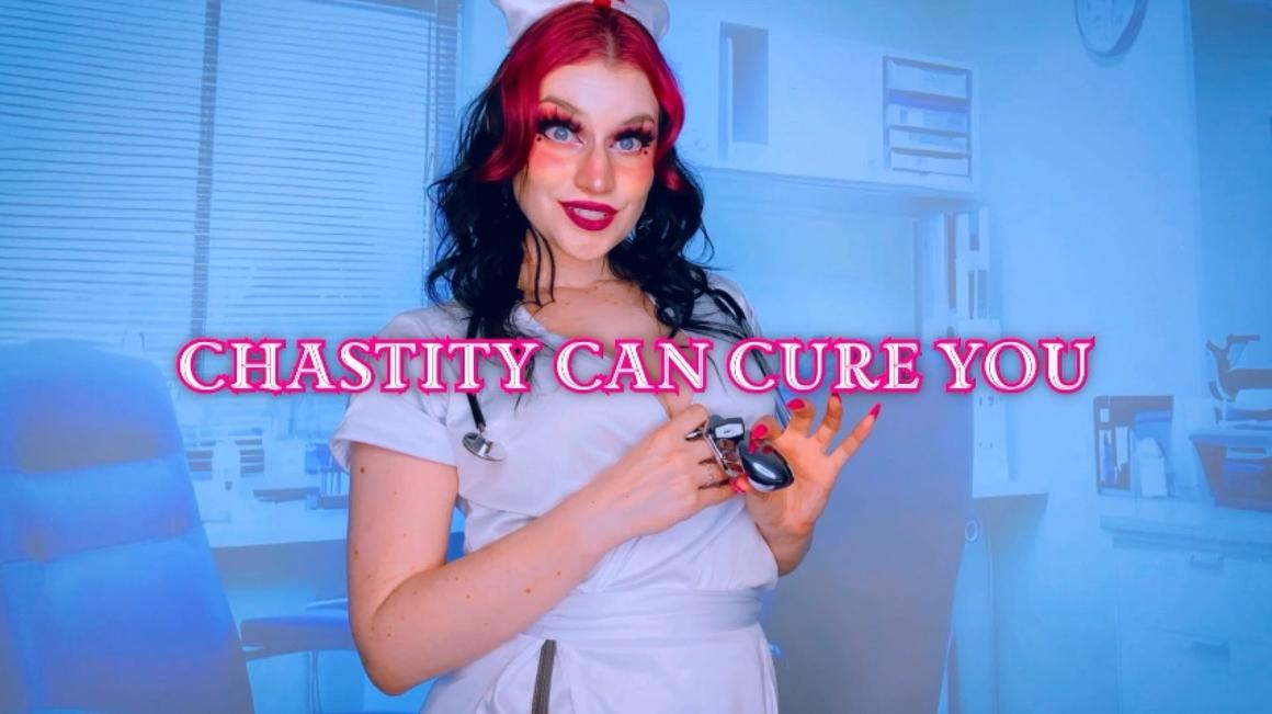 Poster for Starry Yume - Manyvids Model - Chastity Can Cure You - Femdom Pov, Nurse, Key Holding & Chastity (Звездная Юмэ Медсестра)