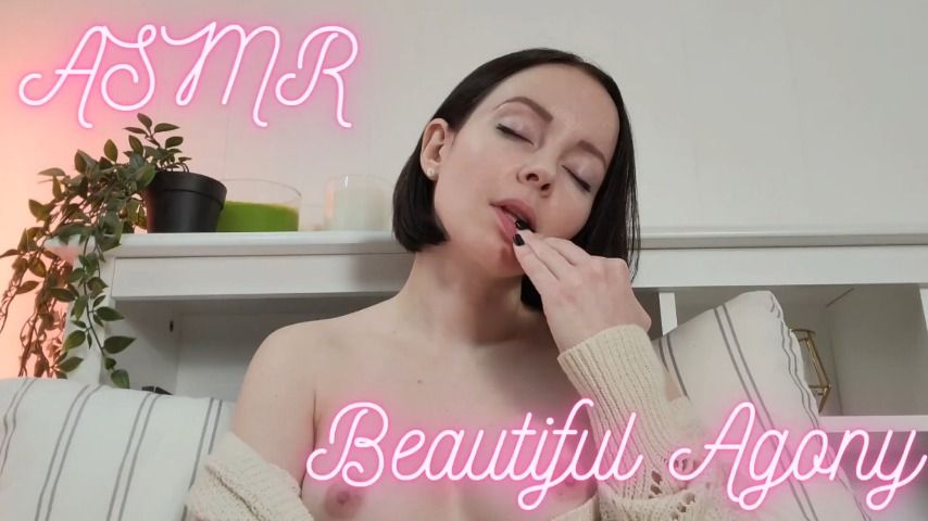 Poster for Manyvids Girl - Asmr Beautiful Agony - October 04, 2022 - Thetinyfeettreat - Solo Masturbation, Solo Female, Orgasms (Оргазмы)