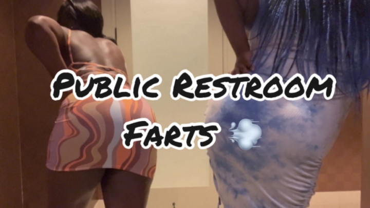 Poster for Double Domme Public Restroom Farts - May 20, 2022 - Realqueenmelanin - Manyvids Star - Double Domination, Public Toilet, Public Farting (Общественный Туалет)
