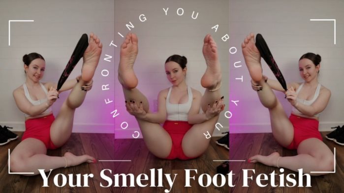 Poster for Clips4Sale Star - Confronting You About Your Smelly Foot Fetish - Thetinyfeettreat - Footfetish, Feet, Bratty (Футфетиш)