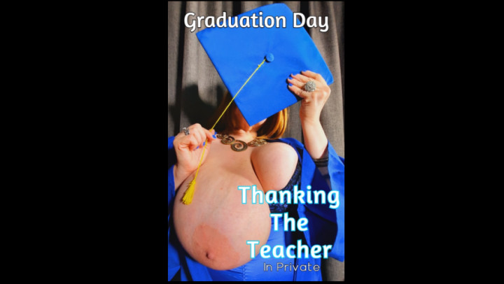 Poster for Hugeboobswife - Manyvids Model - Graduation Day -Thanking The Teacher - March 25, 2021 - Titty Fucking, Cum On Tits, Big Tits (Кончить На Сиськи)