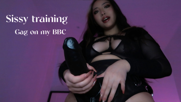 Poster for Claudiahon - Gag On My Bbc - Manyvids Star - Sissy Training, Asian Goddess (Клаудиахон Обучение Сисси)