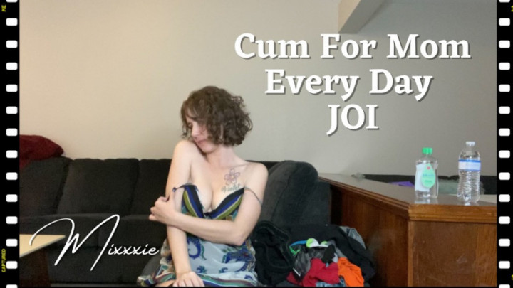 Poster for Mixxxie - Manyvids Girl - Cum For Mom Every Day Joi - Joi, Fingering, Oil (Масло)