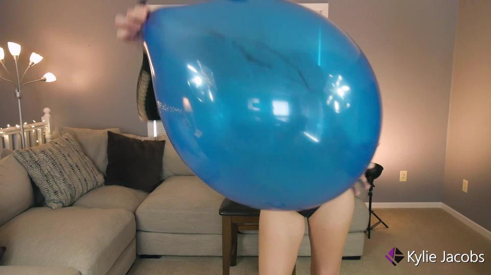 Poster for Kylie Jacobs Balloon Blow2Pop Blue Balloon Joi - Mix - Manyvids Girl - Mix