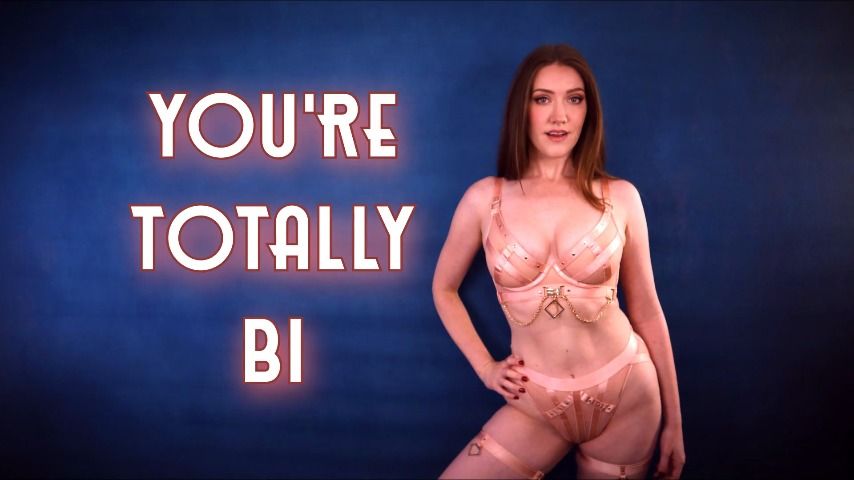 Poster for Manyvids Girl - Scarlettbelle - You'Re Totally Bi - December 22, 2022 - Sfw, Masturbation Encouragement (Поощрение Мастурбации)