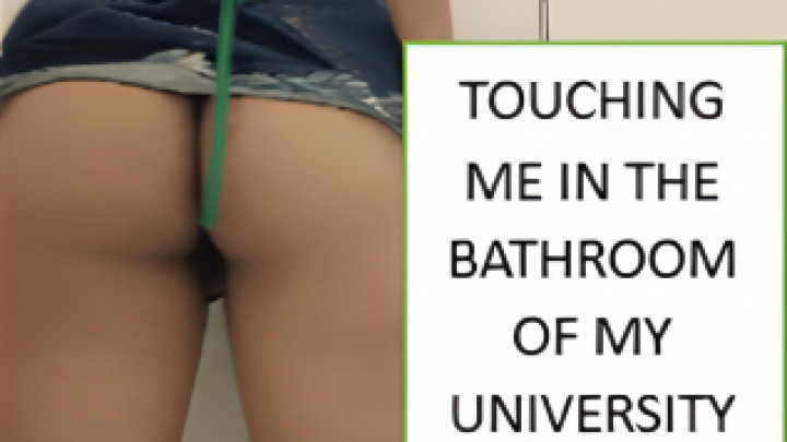 Poster for Touching Me In The Bathroom Of My University Until Squirt - Jul 18, 2023 - Alejaharker1 - Manyvids Star - Public Toilet, Daddys Girl, Big Boobs (Большие Сиськи)