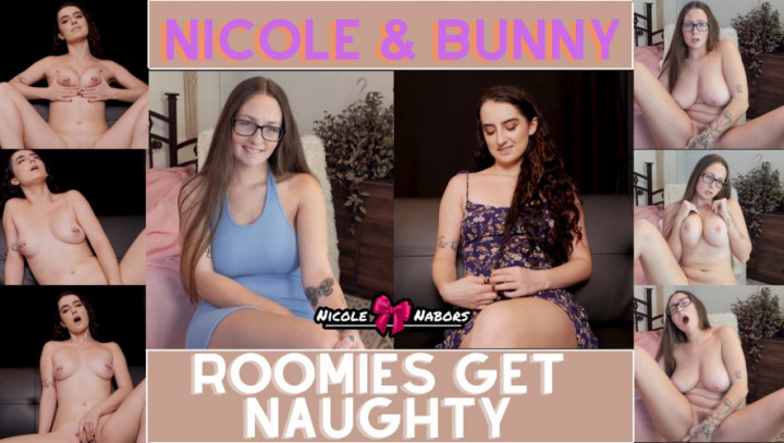 Poster for Manyvids Girl - Nicole Nabors - Nicole And Bunny: Roomies Get Naughty - Girl Girl, Role Play (Николь Нейборс Девочка Девочка)