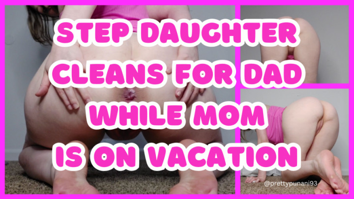Poster for Manyvids Model - Step Daughter Cleans For Dad While Mom Is On Vacation - Lizzymaestro - Taboo, Pov (Табу)